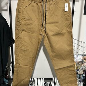 New Old Navy Built-in Flex Modern Jogger Pants for Men - Medium - Dark Tan